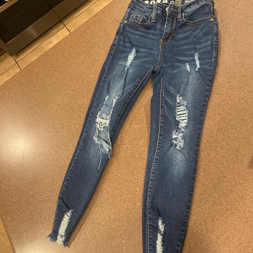 High rise skinny jeans sz 0